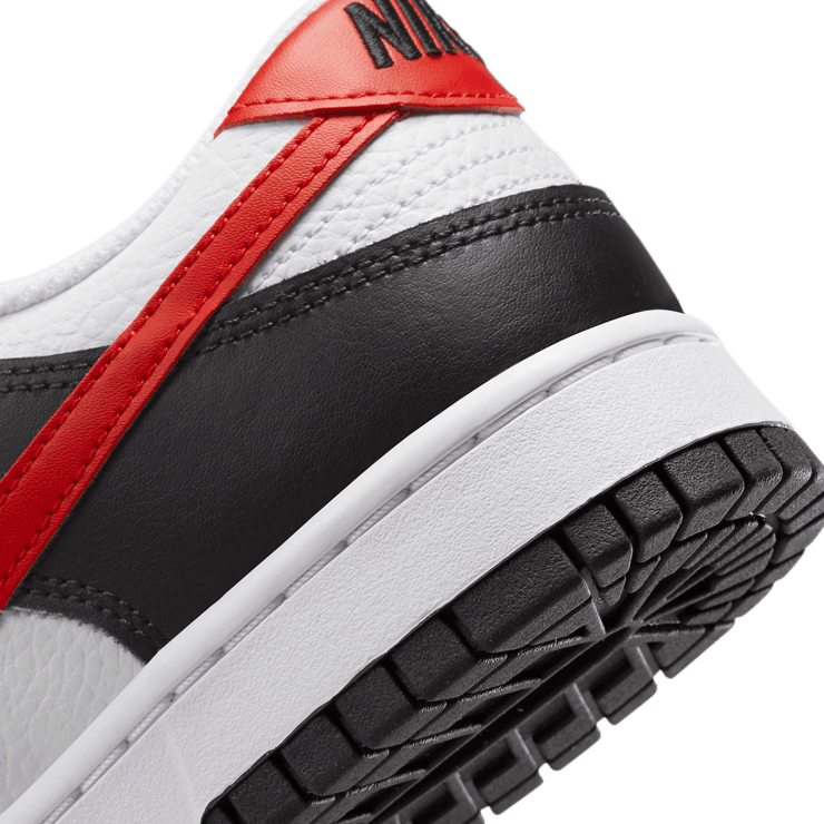 Nike Dunk Low Red Swoosh Panda Angle 5