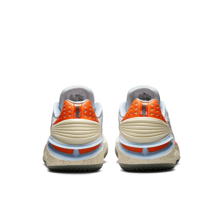 Nike Air Zoom GT Cut 2 White Ice Blue Orange Angle 3