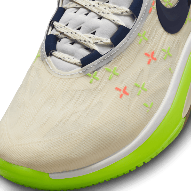 Nike Air Zoom GT Cut 2 Coconut Milk Midnight Navy Angle 4