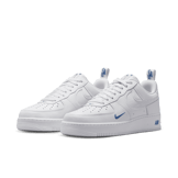Nike Air Force 1 LV8 White Dark Marina Blue Angle 2