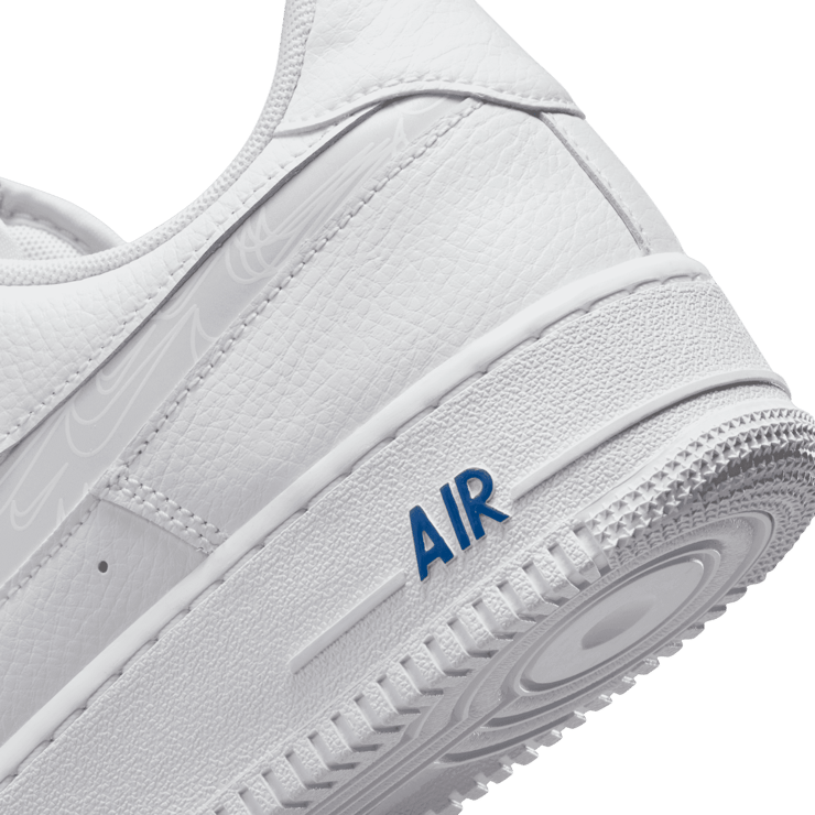 Nike Air Force 1 LV8 White Dark Marina Blue Angle 5