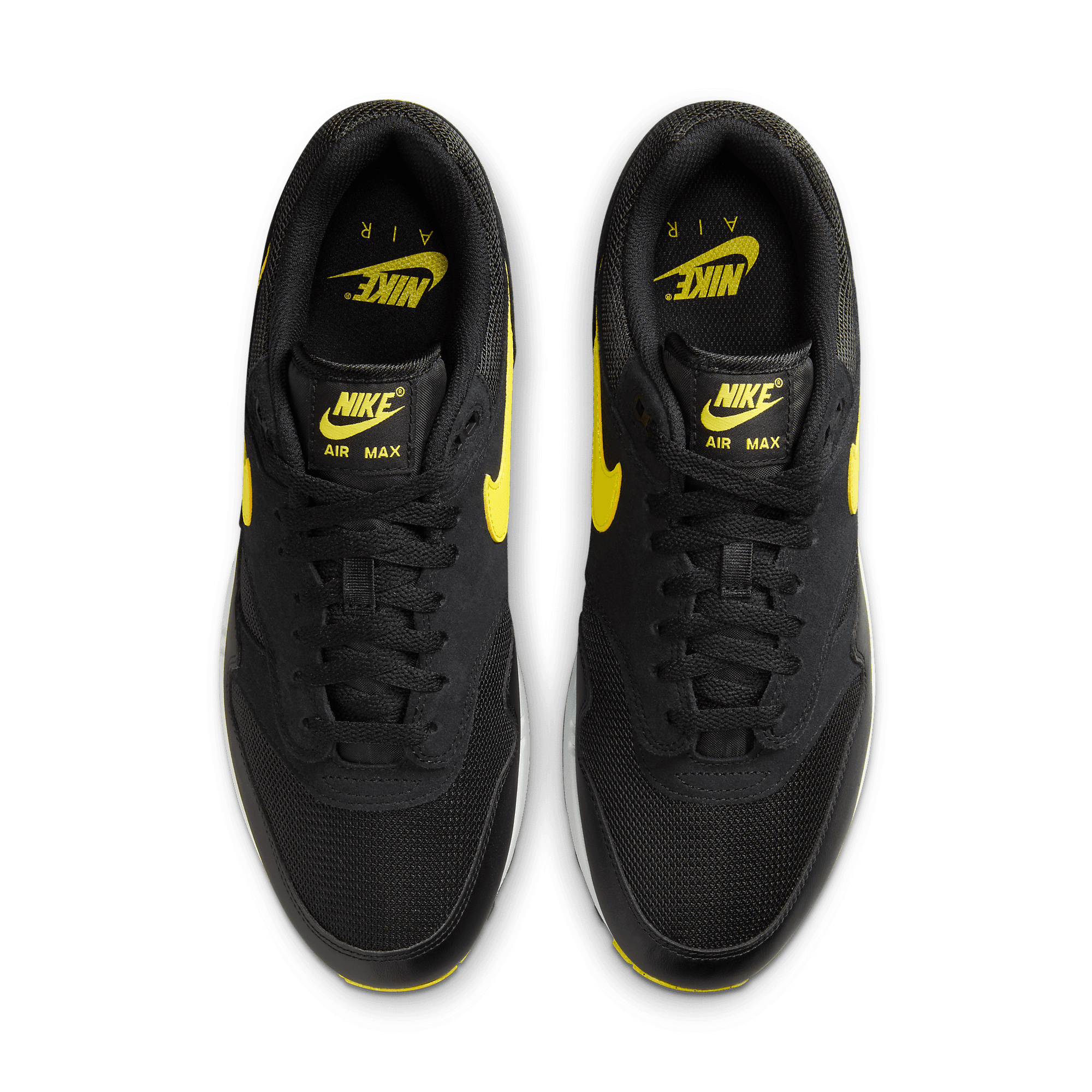 nike air max 1 black yellow