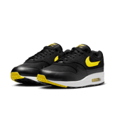 Nike Air Max 1 Black Opti Yellow Angle 2