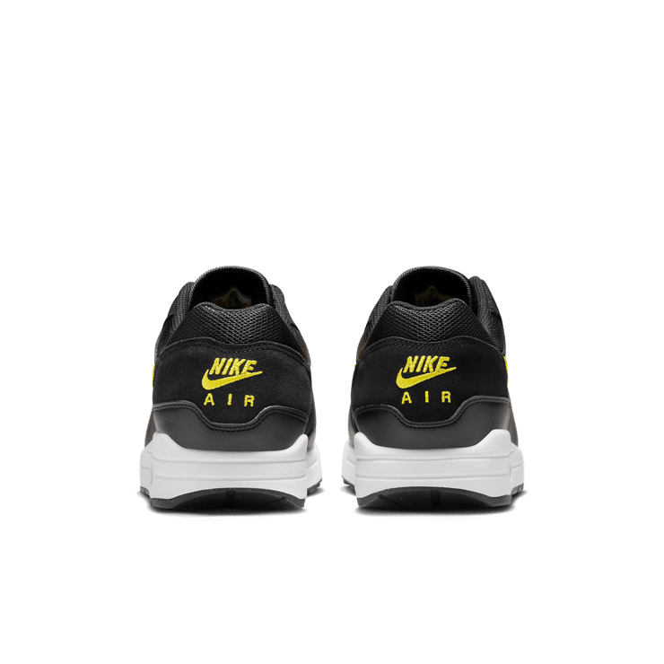 Nike Air Max 1 Black Opti Yellow Angle 3