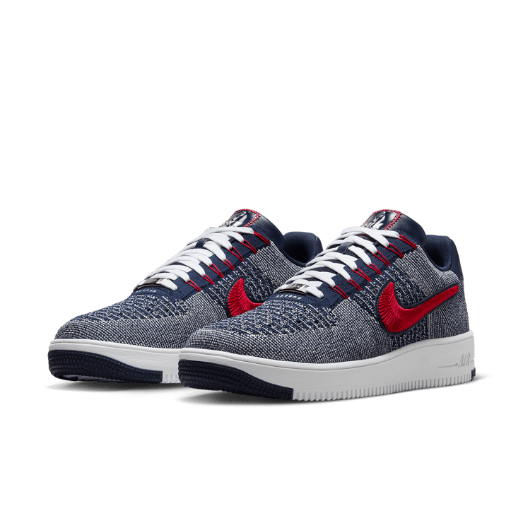 Nike Air Force 1 Ultra Flyknit Low New England Patriots 30th Anniversary Angle 2