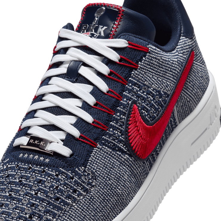 Nike Air Force 1 Ultra Flyknit Low New England Patriots 30th Anniversary Angle 4