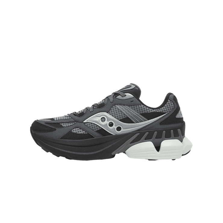 Saucony Grid NXT Dark Grey Silver Angle 1