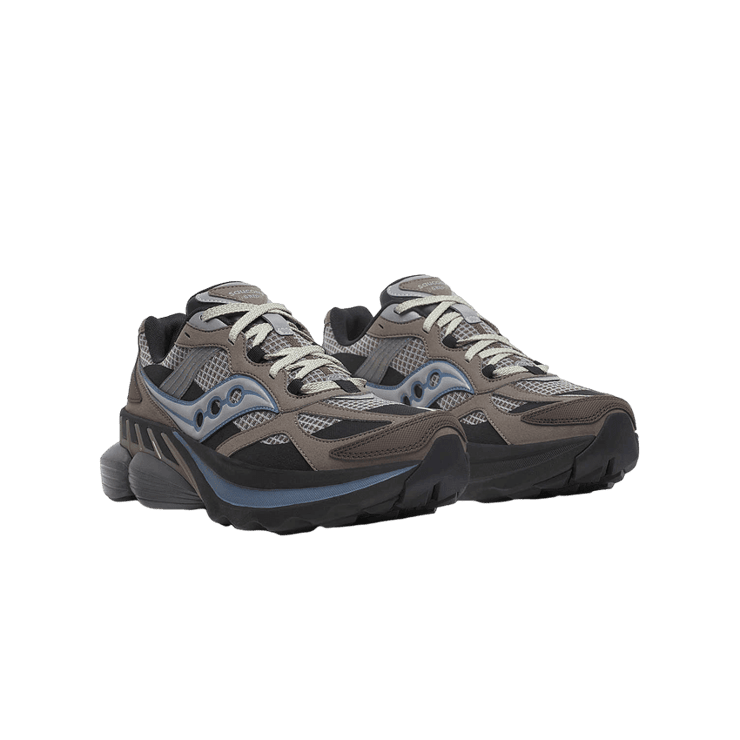 Saucony Grid NXT Brown Silver Angle 0