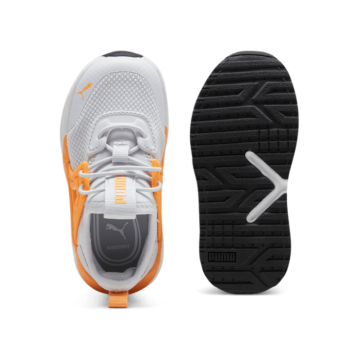PUMA Pacer 23 s' Sneakers in Silver Mist/Clementine (TD) Angle 0
