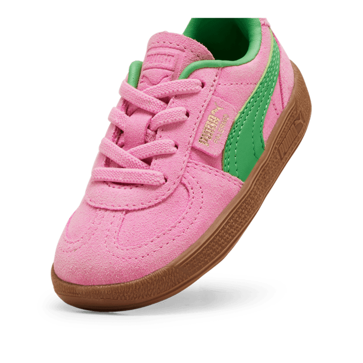 PUMA Palermo Special s' Sneakers in Pink Delight/Green/Gum (TD) Angle 2