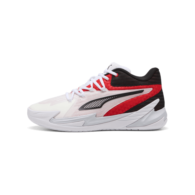PUMA Dagger Basketball in Red/Black Angle 1