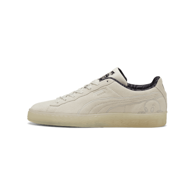 PUMA x CASPER Suede Sneakers in Warm White Angle 1