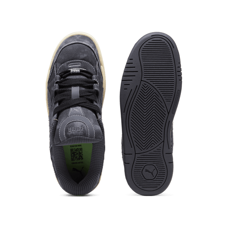 PUMA-180 Acid Wash Sneakers in Galactic Grey/Midnight Plum Angle 0