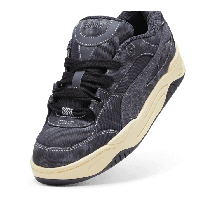 PUMA-180 Acid Wash Sneakers in Galactic Grey/Midnight Plum Angle 2