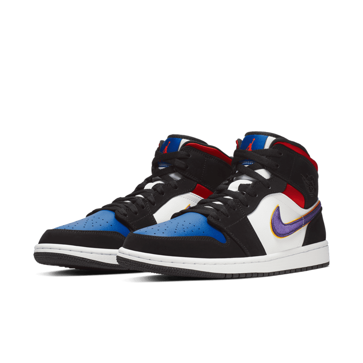 Jordan 1 Mid Lakers Top 3 Angle 2