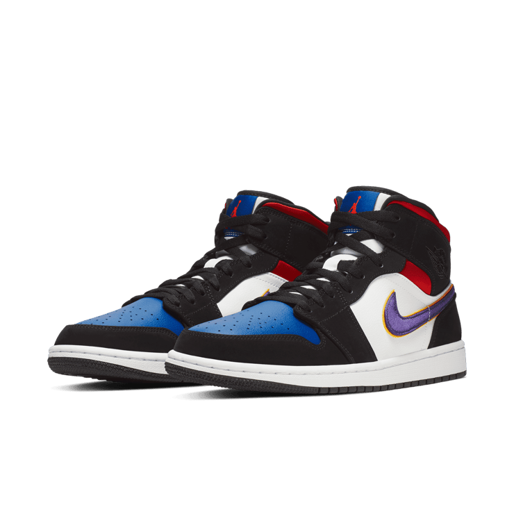 Jordan 1 Mid Lakers Top 3 852542 005 Raffles Where to Buy
