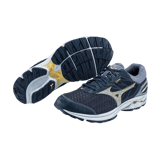 Mizuno Rider 21 GTX Silver Yellow Angle 3