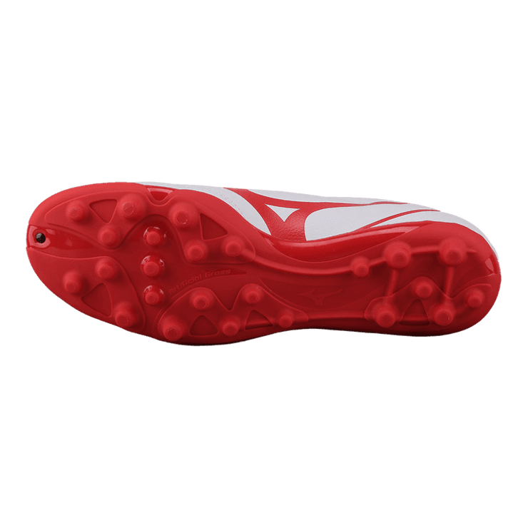 Mizuno Potrero Wide AG Short Nail Soccer White Red Angle 2