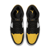 Jordan 1 Mid Yellow Toe Black Angle 1