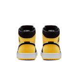 Jordan 1 Mid Yellow Toe Black Angle 3