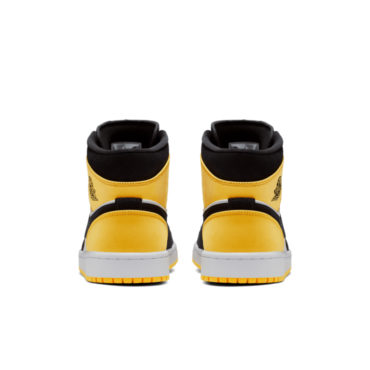 Jordan 1 Mid Yellow Toe Black Angle 3