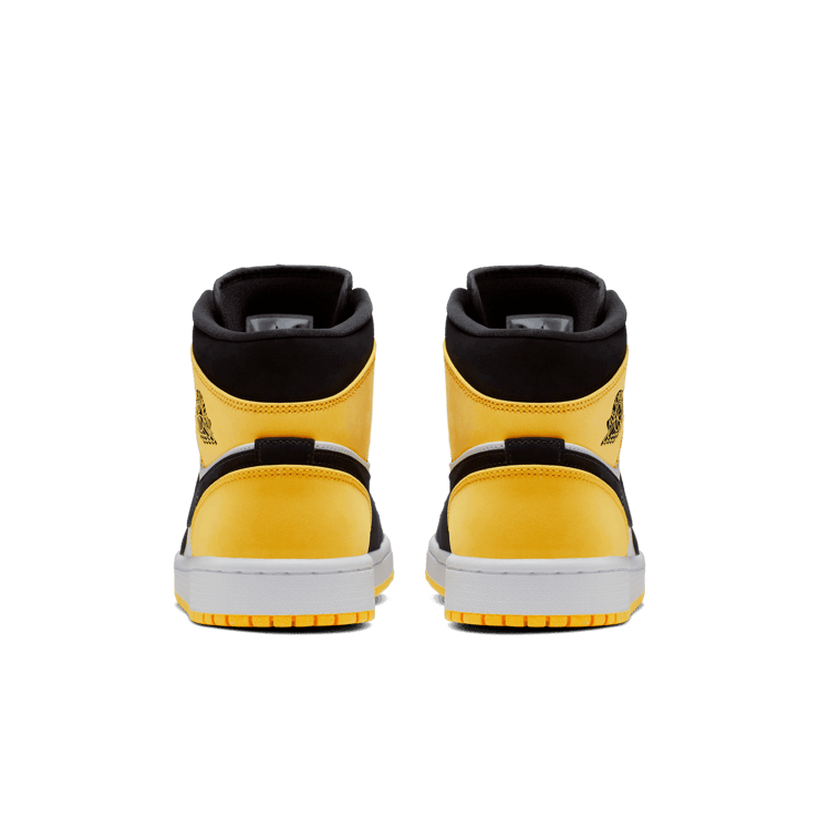 Jordan 1 Mid Yellow Toe Black Angle 3