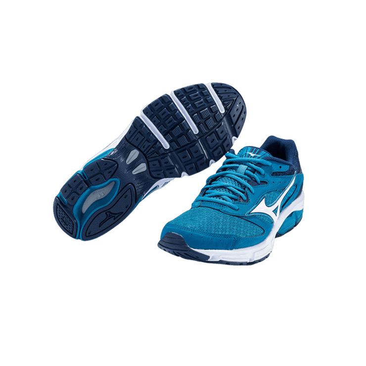 Mizuno Surge Blue White Angle 1