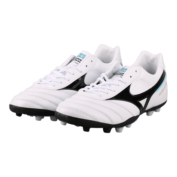 Mizuno Morelia 2 Pro AG Low Tops White Black Angle 0