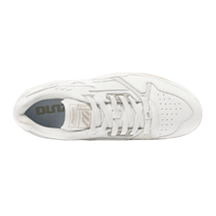 Mizuno Court Slam White Brown Angle 0