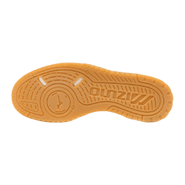 Mizuno Court Slam White Brown Angle 1