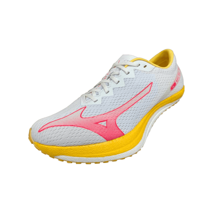 Mizuno Wave Duel Pro Qtr Yellow White Pink Angle 0