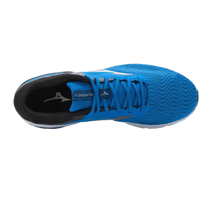 Mizuno Wave Prodigy 4 Blue Black Angle 0