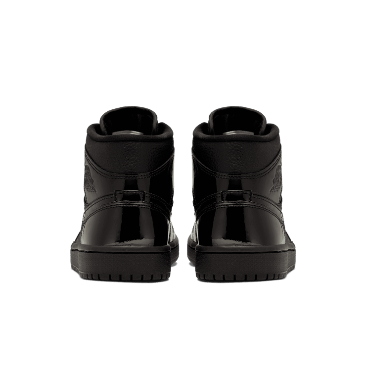 Jordan 1 Mid Patent Triple Black (W) Angle 3