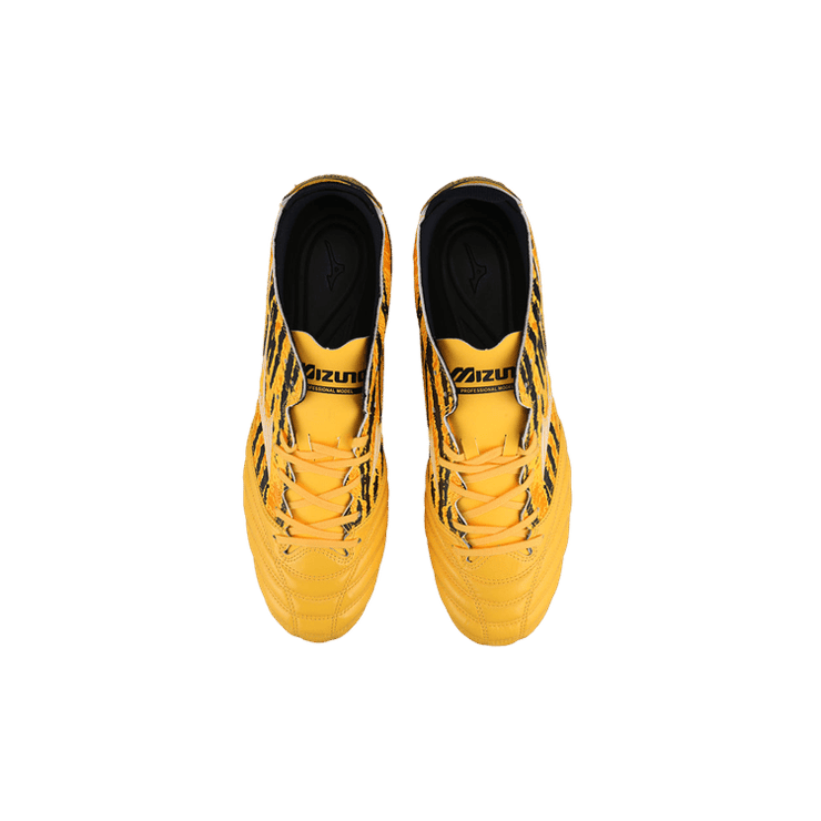 Mizuno Morelia Neo III Pro AG Yellow Black Angle 1