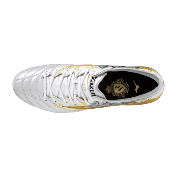 Mizuno Morelia Neo III SR4 Japan Boots White Gold - P1GA229704