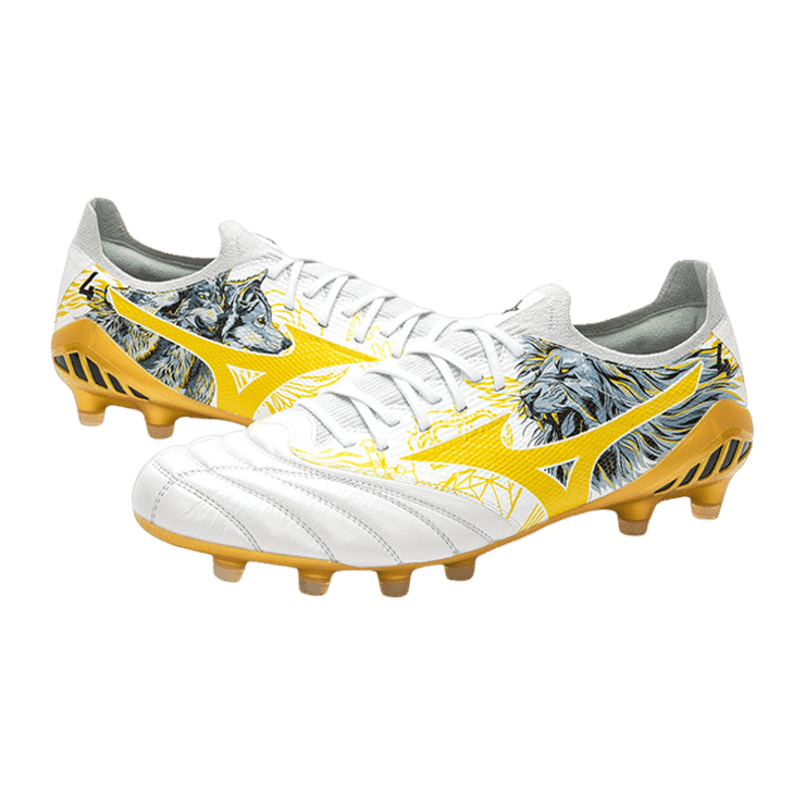 Mizuno Sergio Ramos x Morelia Neo 3 Beta SR4 Elite Lion and Wolves Angle 1