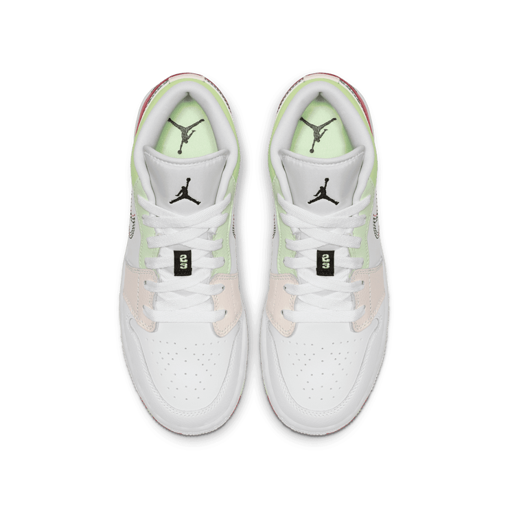 Jordan Low Glow In The Dark RARE Neon Graffiti Swarovski Women's