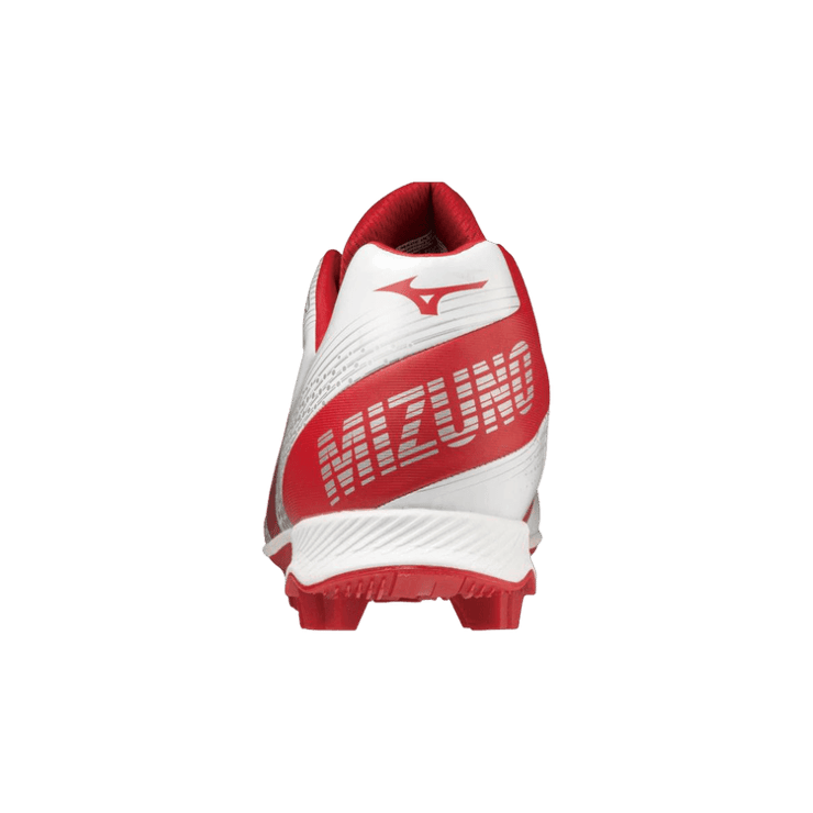 Mizuno Wave Lightrevo White Red Angle 0