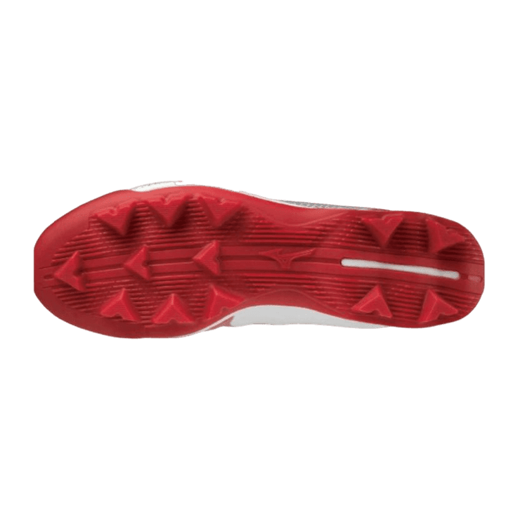 Mizuno Wave Lightrevo White Red Angle 1