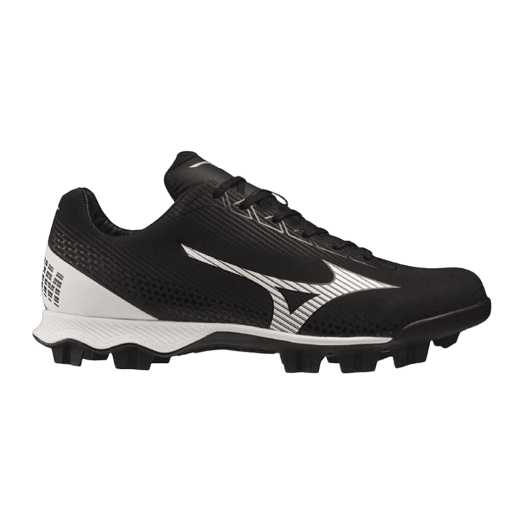 Mizuno Wave Lightrevo Black White Angle 0