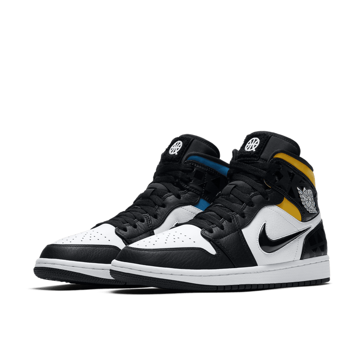 Jordan 1 Mid Quai54 (2019) Angle 2