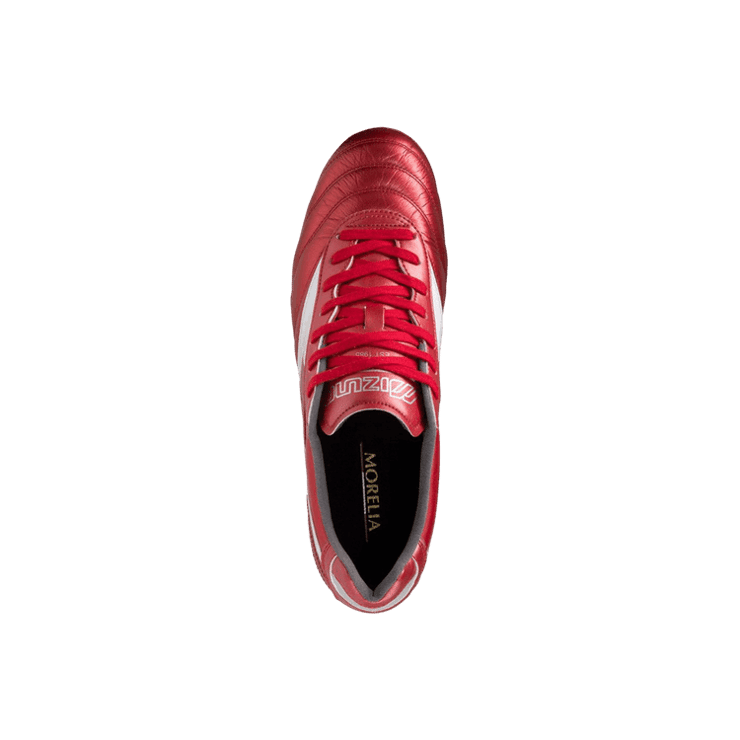 Mizuno Morelia II Elite MD Risk Red White Angle 0