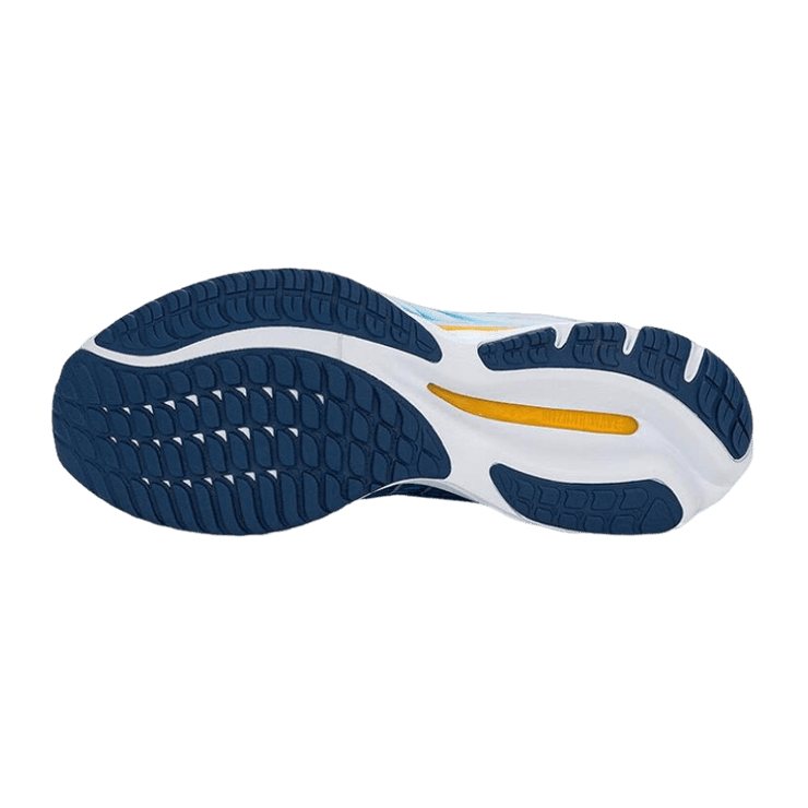 Mizuno Wave Rider 26 Snorkel Blue Gold Angle 1