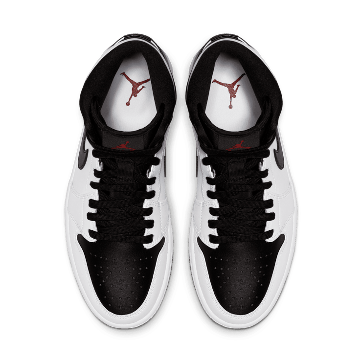 スニーカー NIKE Jordan 1 Mid Reverse Black Toe (W) Jordan 1 Mid Reverse Black Toe (W) - BQ6472-101 Raffles