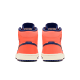 Jordan 1 Mid Turf Orange Blue Void (W) Angle 3