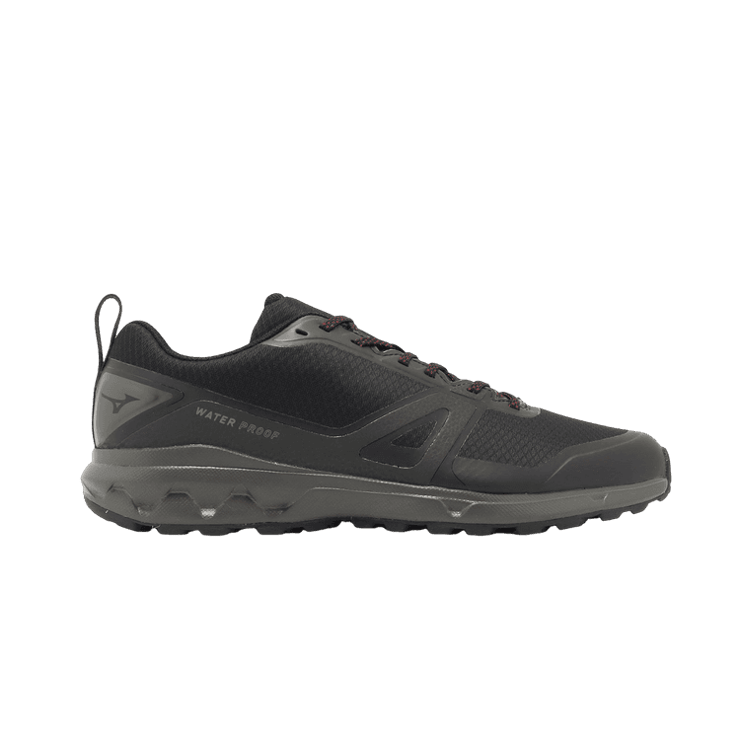 Mizuno Wave Seek Black Red Angle 0