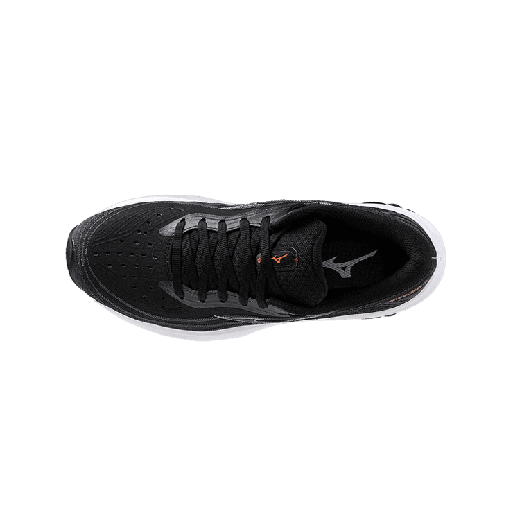 Mizuno Wave Skyrise 5 Black White Nasturtium (W) Angle 0