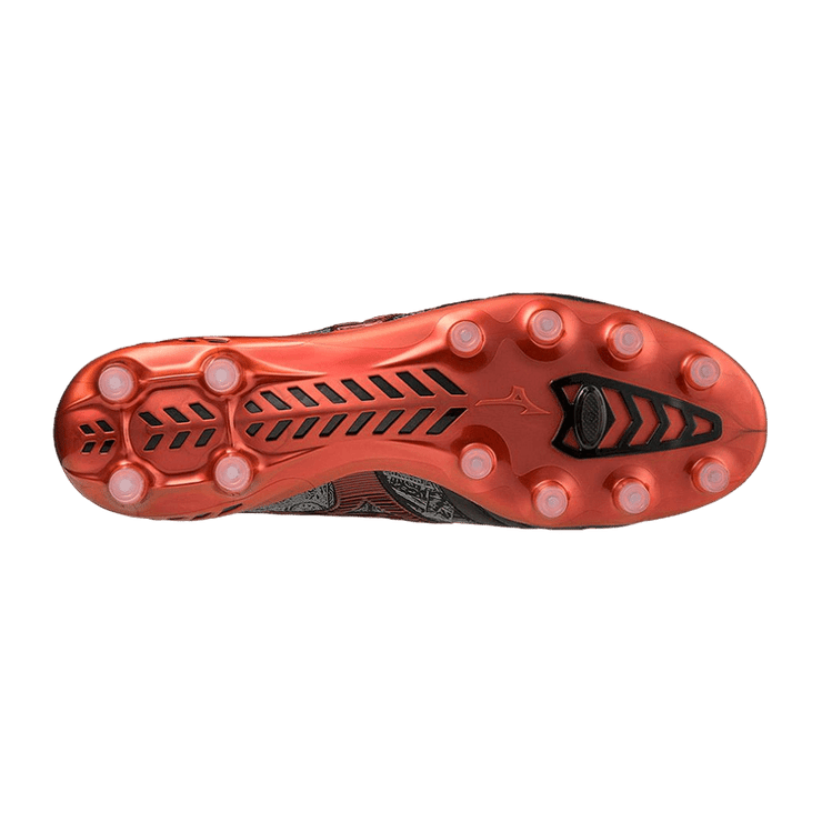 Mizuno Morelia Neo III SR4 JAPAN Black Red Angle 1