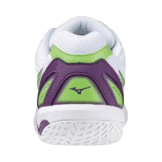 Mizuno Wave Fang Pro White Green Purple Angle 1