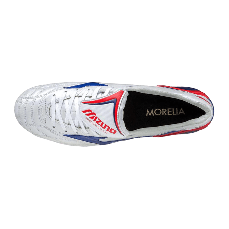 Mizuno Morelia Wave Japan Silver Blue Angle 0